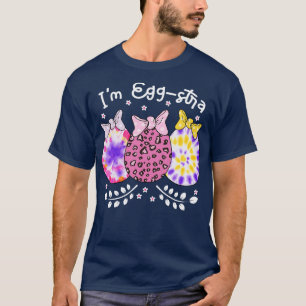 Camiseta Páscoa Engraçada Im Eggstra Mulher Coelhinha Ovos 