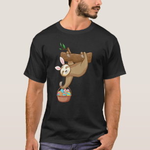 Camiseta Páscoa engraçada, lama com coelho da Páscoa