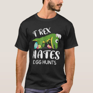 Camiseta Páscoa Engraçada T S Para Homens Cartoon Dino No E
