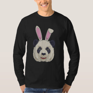 Camiseta Páscoa Engraçada Ursa Panda Ursa Coelho Bonito