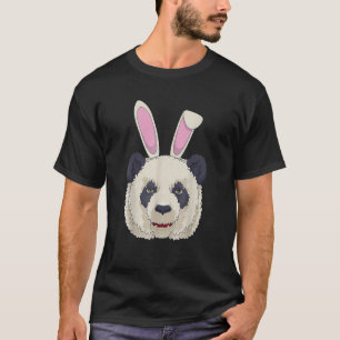 Camiseta Páscoa Engraçada Ursa Panda Ursa Coelho Bonito