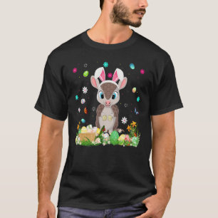 Camiseta Páscoa Engraçado de Ovo Engraçado Armadillo Doming