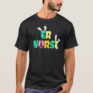 Camiseta Páscoa Er Enfermeira Coelhinho-Coelhinho Ovos Felz