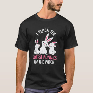Camiseta Páscoa Eu Ensino Os Coelhinhos Mais Fofos Do Remen