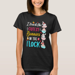 Camiseta Páscoa Eu Ensino Os Coelhinhos Mais Fofos No Dia D