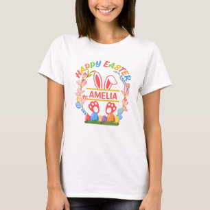 Camiseta Páscoa Feliz Personalizada 