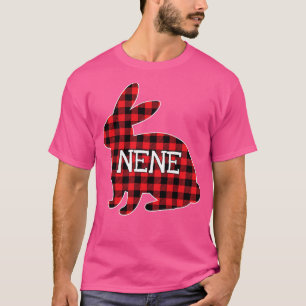 Camiseta Páscoa feminina Figurino Xadrez Vermelha