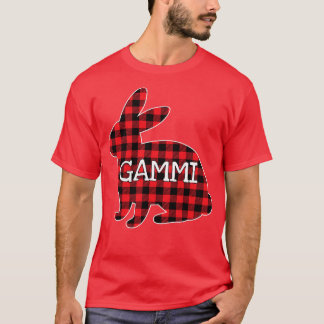 Camiseta Páscoa feminina Figurino Xadrez Vermelha 