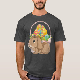 Camiseta Páscoa Feriado de Ovos de Páscoa Ha Páscoa Coelho 