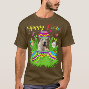 Camiseta Páscoa Floral Ovo Lover Engraçado Cão Irlandês de
