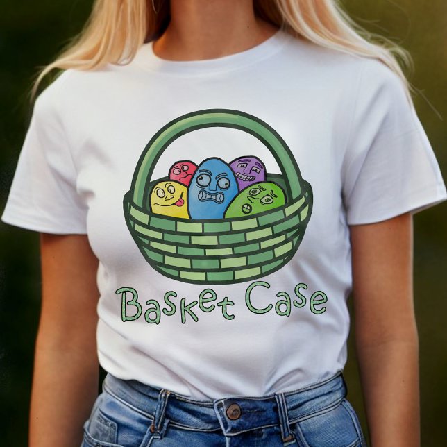 Camiseta Páscoa Funny Basketcase (Criador carregado)