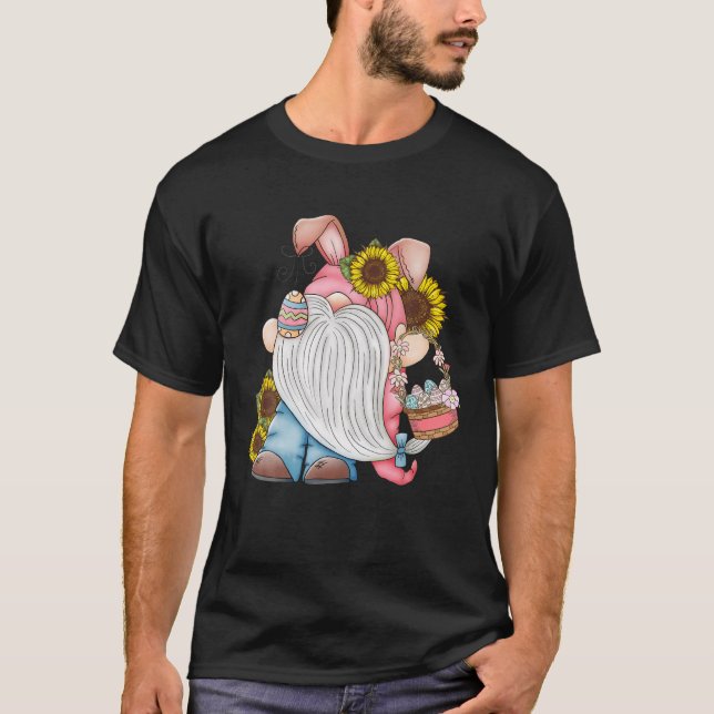 Camiseta Páscoa Gnomo 2022 Mulheres Páscoas (Frente)