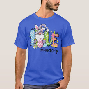 Camiseta Páscoa Gnomo Adorava Professora Vida Engraçada Pro
