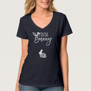 Camiseta Páscoa Grávida Mãe Mãe Bunny Bab