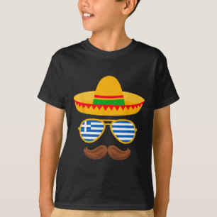 Camiseta Páscoa Grega Cinco De Mayo Crianças Mexicanas Bo