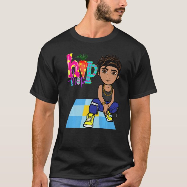 Camiseta Páscoa Hip Hop Dance Love Dab Holiday Funny Kids B (Frente)