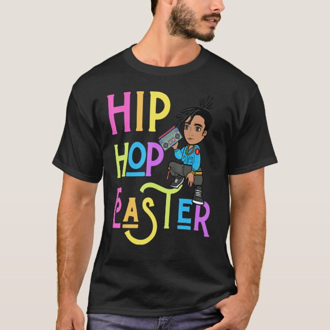 Camiseta Páscoa Hip Hop Dance Love Dab Holiday Funny Kids B (Frente)