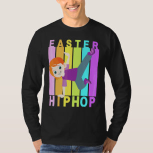 Camiseta Páscoa Hip Hop Dance Love Dab Holiday Funny Kids B