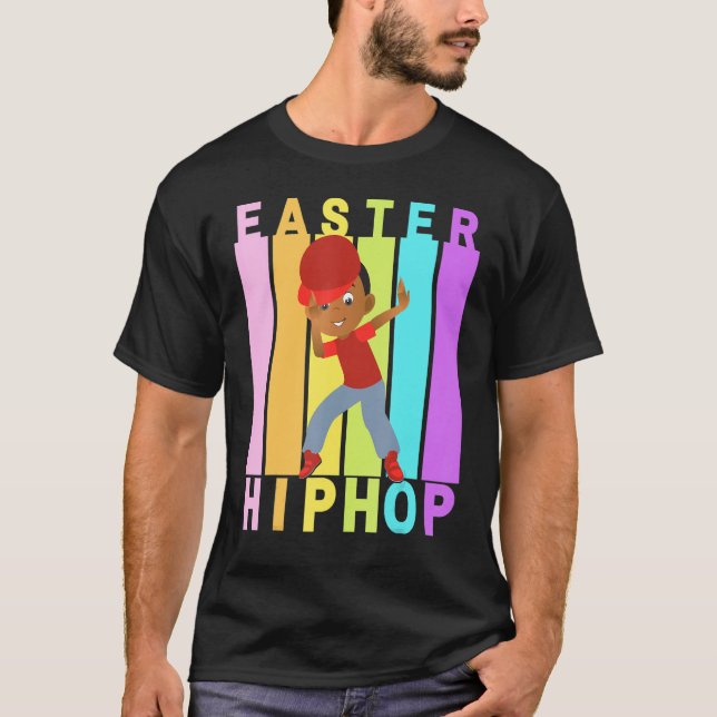 Camiseta Páscoa Hip Hop Dance Love Dab Holiday Funny Kids B (Frente)
