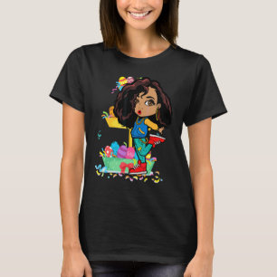 Camiseta Páscoa Hip Hop Dance Love Dab Holiday Funny Kids B