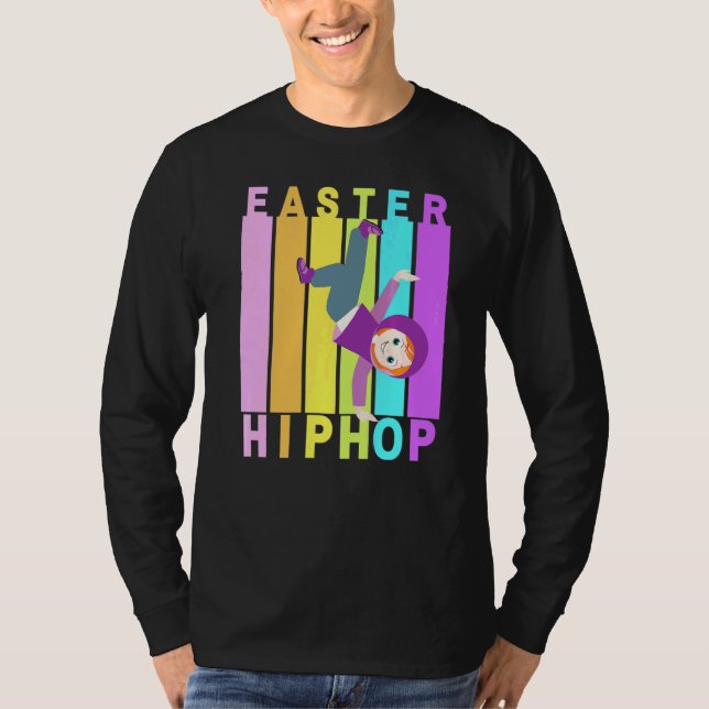 Camiseta Páscoa Hip Hop Dance Love Dab Holiday Funny Kids B (Frente)