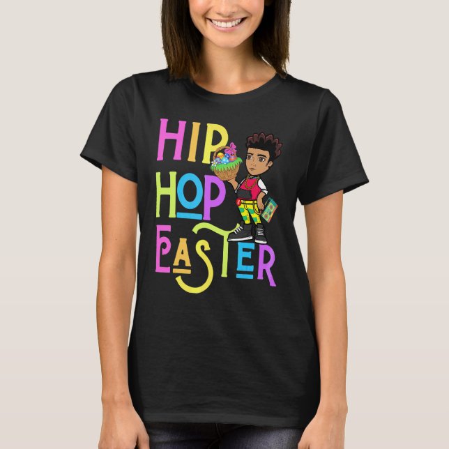Camiseta Páscoa Hip Hop Dance Love Dab Holiday Funny Kids B (Frente)