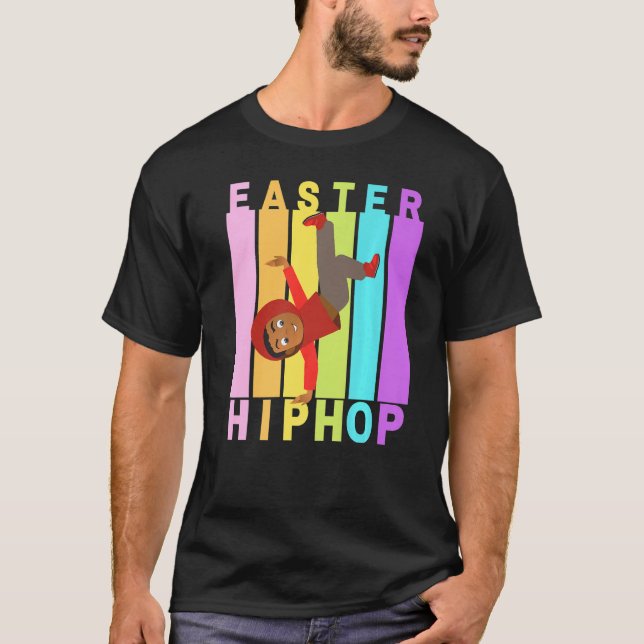 Camiseta Páscoa Hip Hop Dance Love Dab Holiday Funny Kids B (Frente)