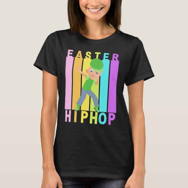 Camiseta Páscoa Hip Hop Dance Love Dab Holiday Funny Kids B (Frente)