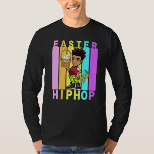 Camiseta Páscoa Hip Hop Dance Love Dab Holiday Funny Kids B