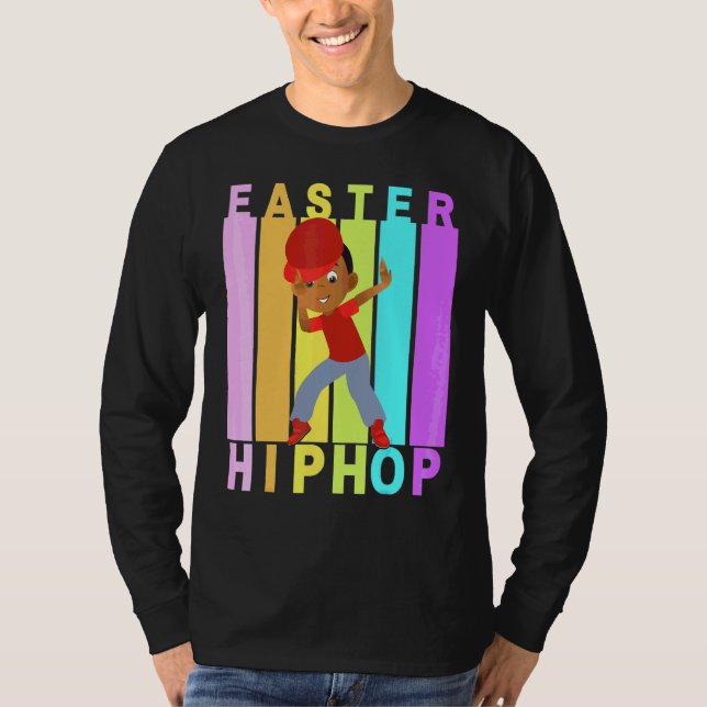 Camiseta Páscoa Hip Hop Dance Love Dab Holiday Funny Kids B (Frente)