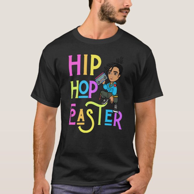 Camiseta Páscoa Hip Hop Dance Love Dab Holiday Funny Kids B (Frente)