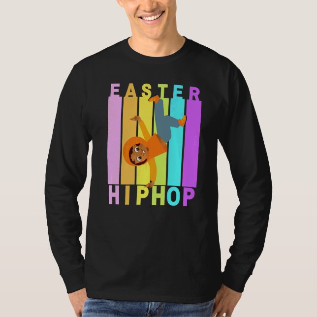 Camiseta Páscoa Hip Hop Dance Love Dab Holiday Funny Kids B (Frente)