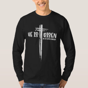 Camiseta Páscoa Jesus Ele Ressuscitou Realmente Religioso C