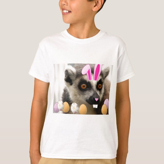 Camiseta Páscoa Lemur (Frente)