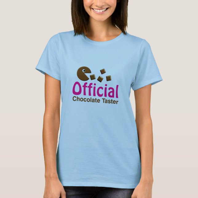 Camiseta Páscoa Oficial de Chocolate - Personalizada (Frente)