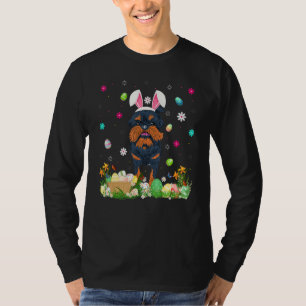 Camiseta Páscoa Ovo Engraçado Bruxelas Griffon Páscoa Sun