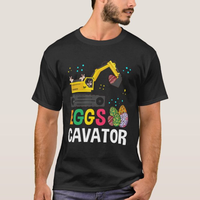 Camiseta Páscoa Ovos Cavador Coelhinho de Páscoa (Frente)