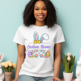 Camiseta Páscoa Personalizada - Tee Bunny