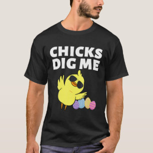 Camiseta Páscoa Pintinhos Cute Me Cave Ovo Legal Dia da P