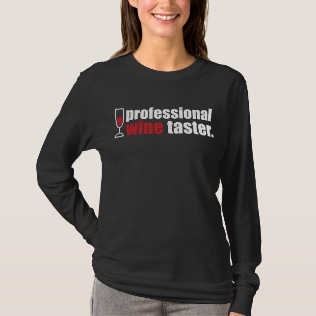 Camiseta Páscoa profissional de vinhos (Frente)