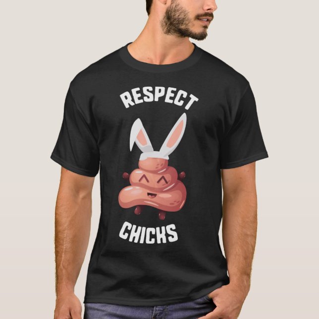 Camiseta Páscoa Respeita Pintinhos Flamingo Bunny Ears Kids (Frente)