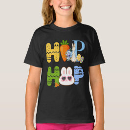 Camiseta Páscoa "SALTO SALTO" Coelhinha e Primavera de Ceno