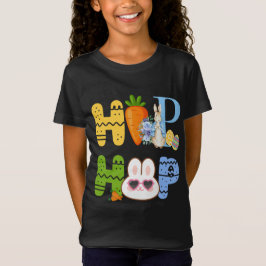 Camiseta Páscoa "SALTO SALTO" Coelhinha e Primavera de Ceno