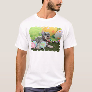 Camiseta Páscoa - Schnauzer - Fergie