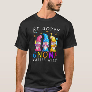 Camiseta Páscoa Seja Feliz Gnomo Importante Que Páscoa