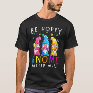 Camiseta Páscoa Seja Feliz Gnomo Importante Que Páscoa