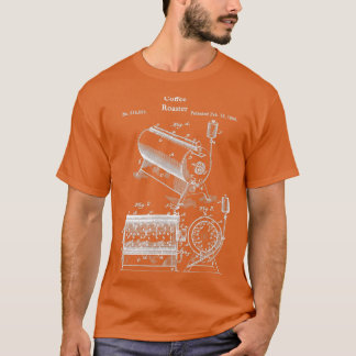 Camiseta Páscoa torácica-café - Torrefação torrada-escura