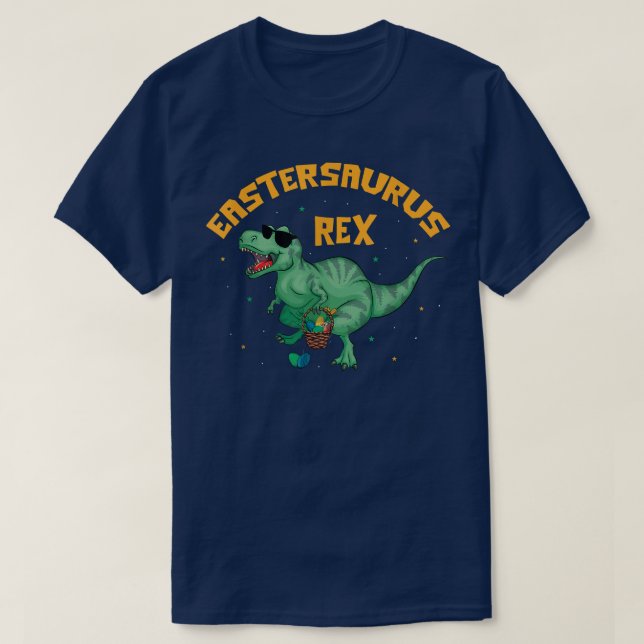 Camiseta Páscoa TRe Dino Páscoa Gift Eastersaurus Re Páscoa (Frente do Design)
