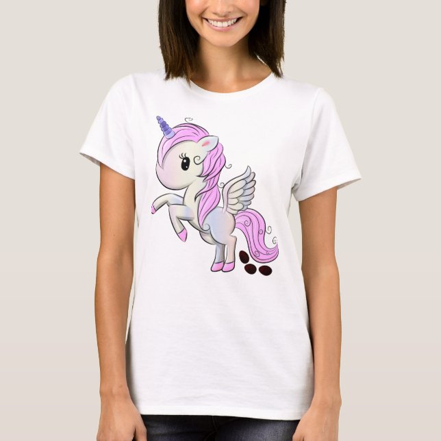Camiseta Páscoa Unicorn Pegasus Chocolate Oop (Frente)