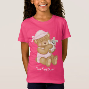 Camiseta Páscoa ursinho Girl